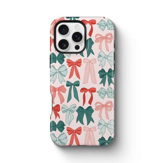 Christmas Bows Magnetic Phone Case