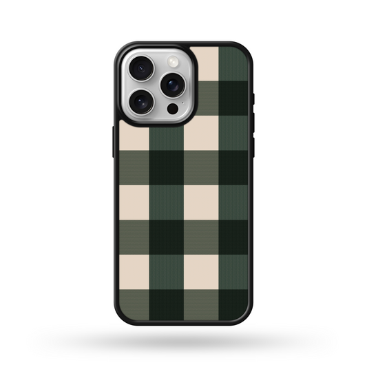 Green Christmas Plaid Phone Case