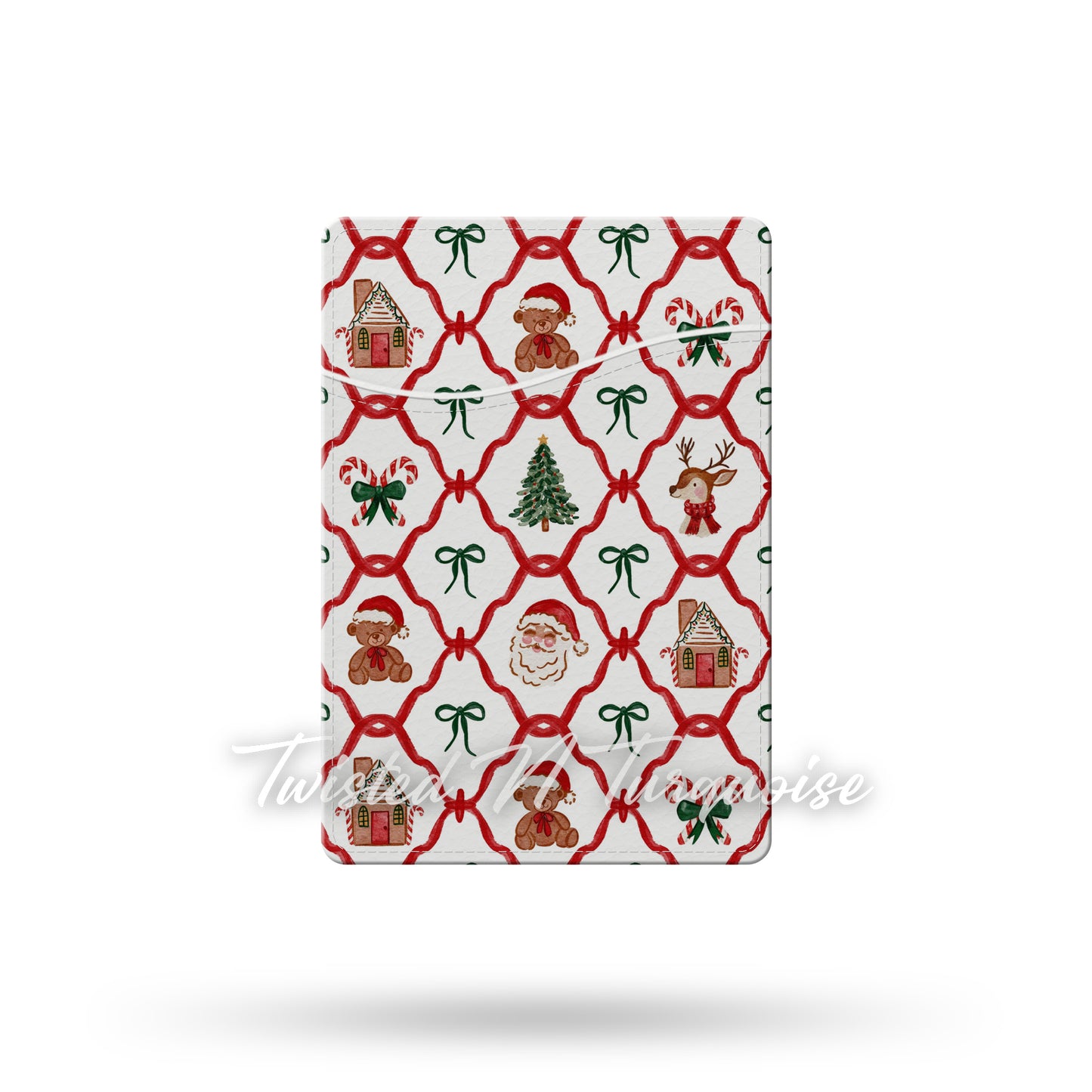 Coquette Christmas Phone Wallet / Card Holder