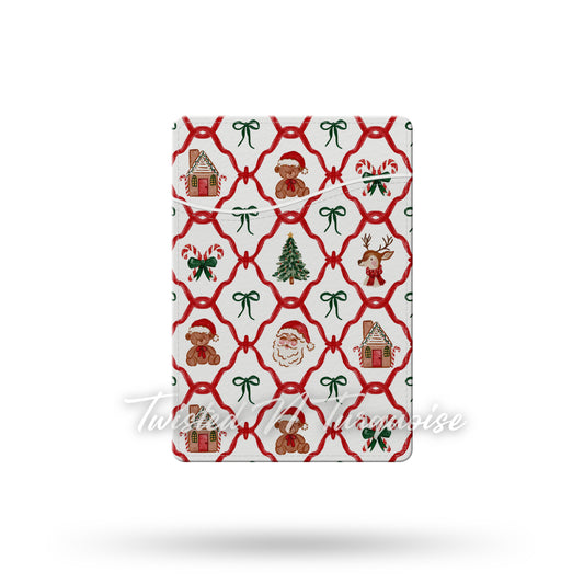 Coquette Christmas Phone Wallet / Card Holder