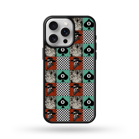 Western Cowboy Patchwork Phone Case
