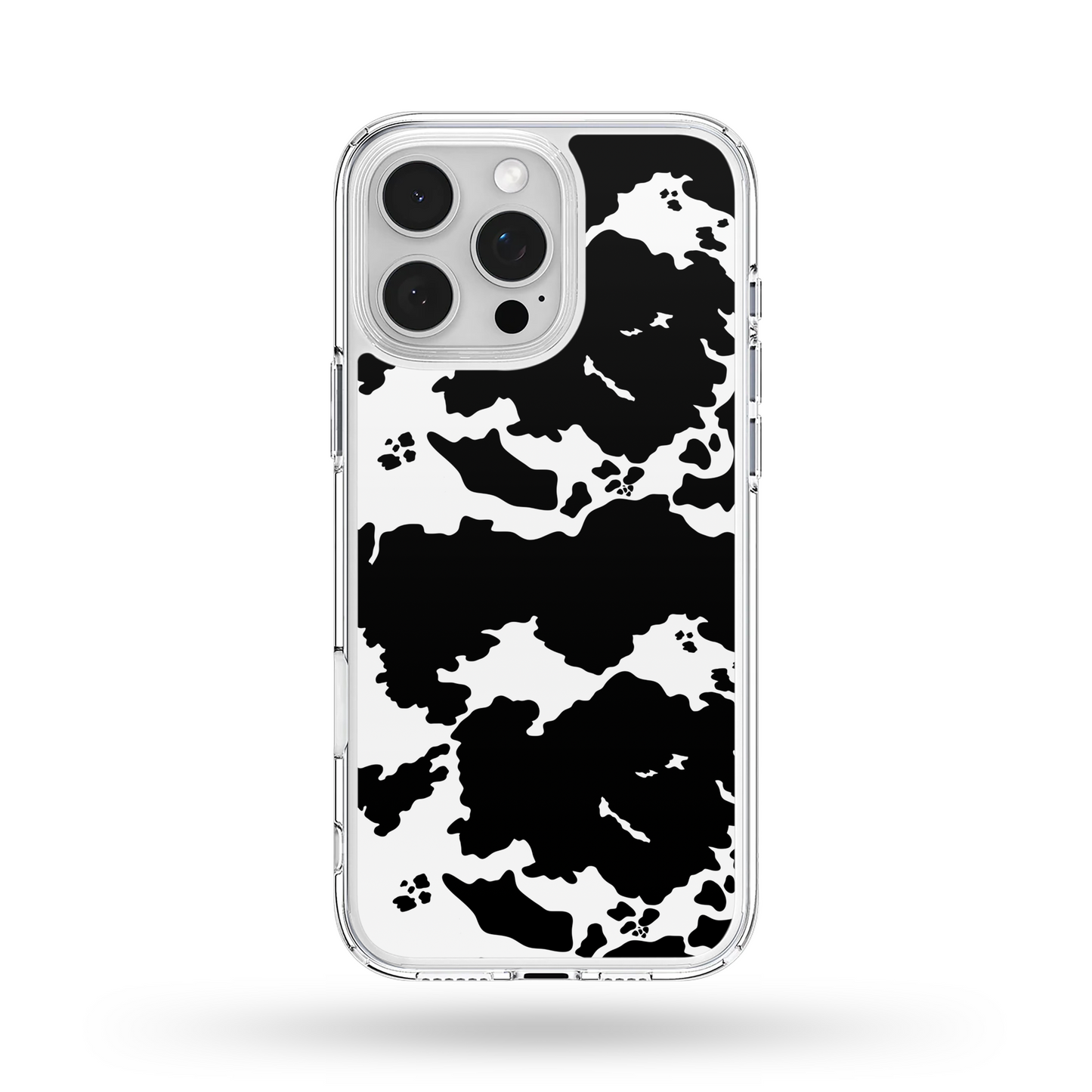 Black Cowhide MagSafe Compatible phone case