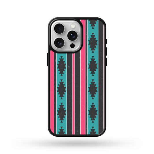 Distressed Aztec Western MagSafe Compatible Phone Case