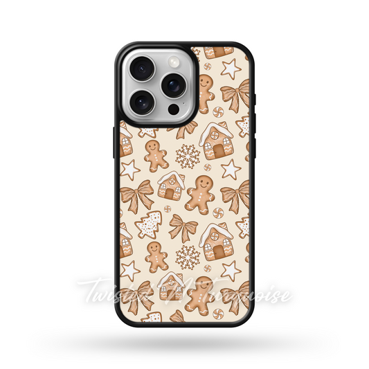 Gingerbread Cookies Christmas Edge Phone Case