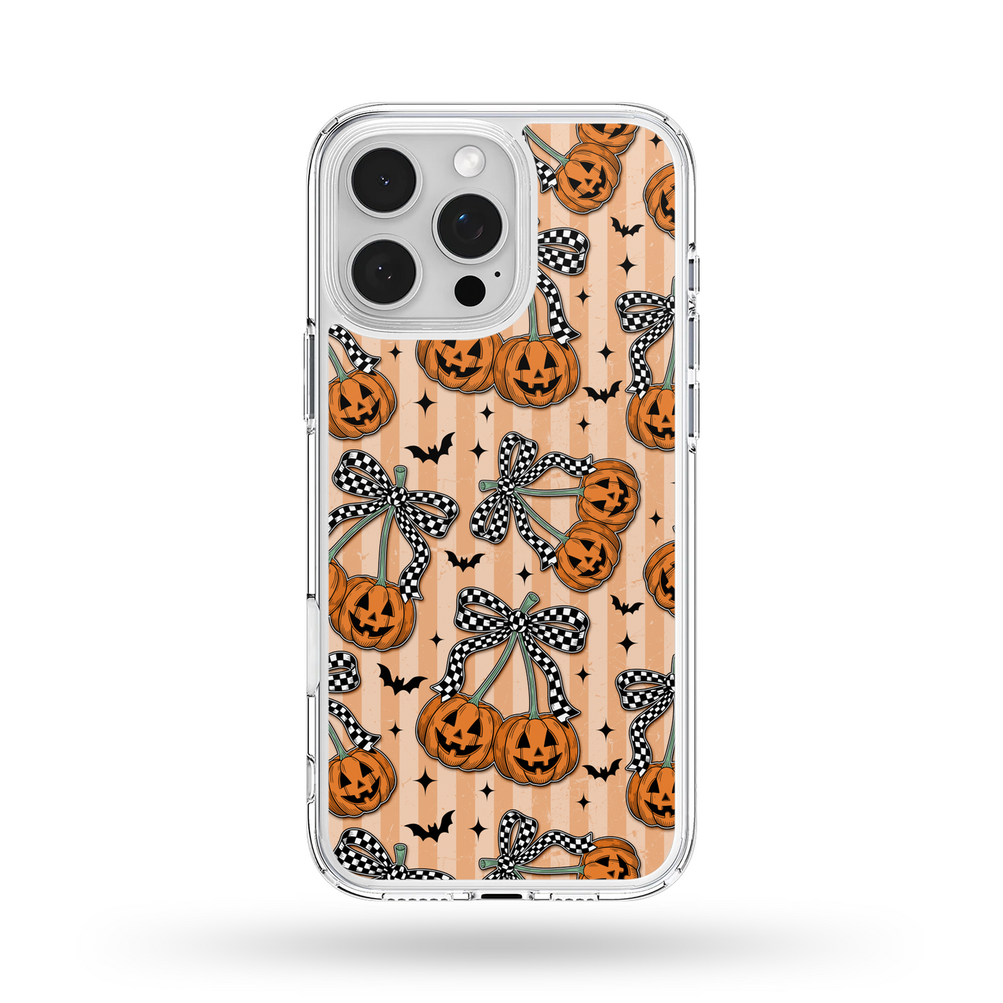 Trendy Pumpkin Cherries Halloween Phone Case
