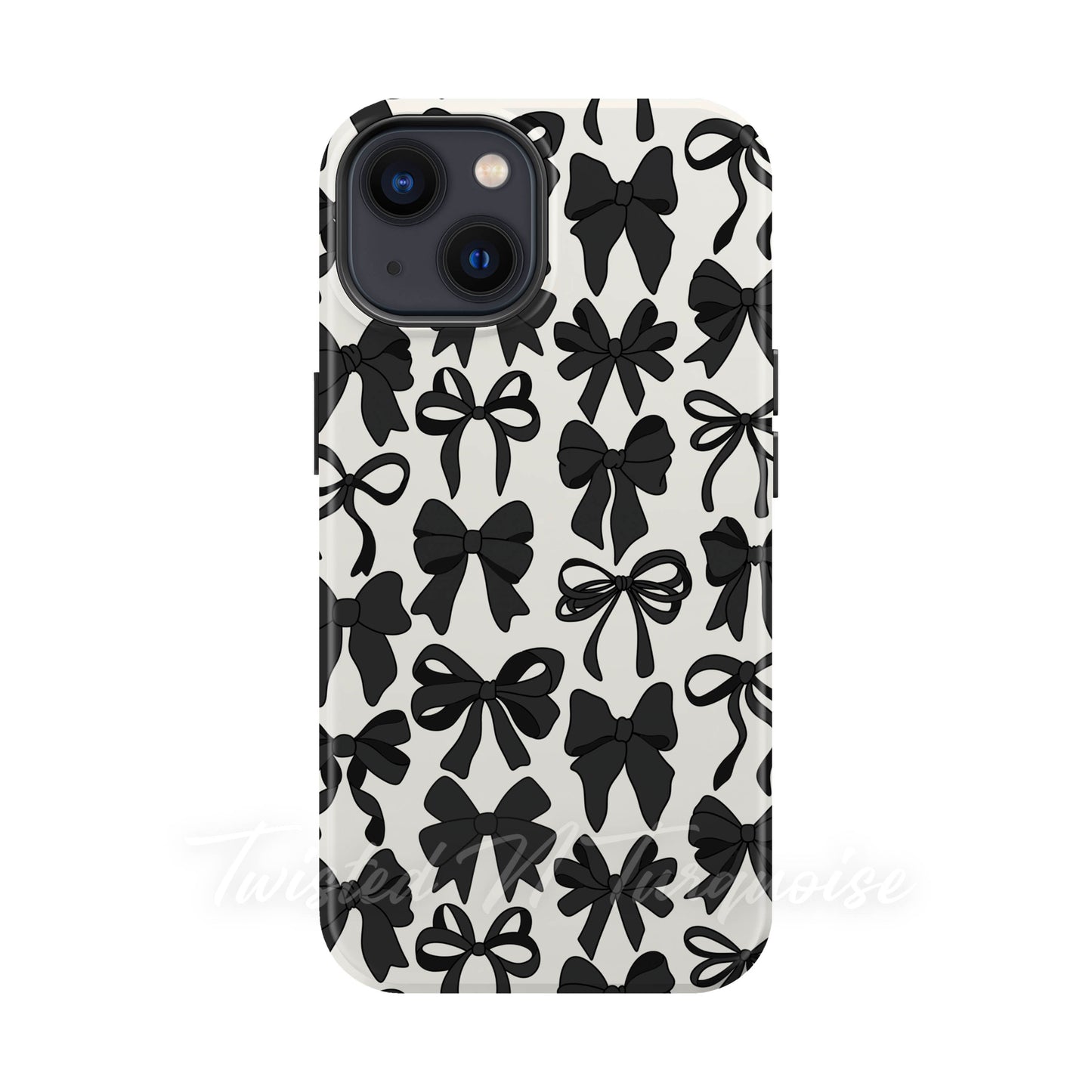 Black Bows Collage Style MagSafe Phone Case
