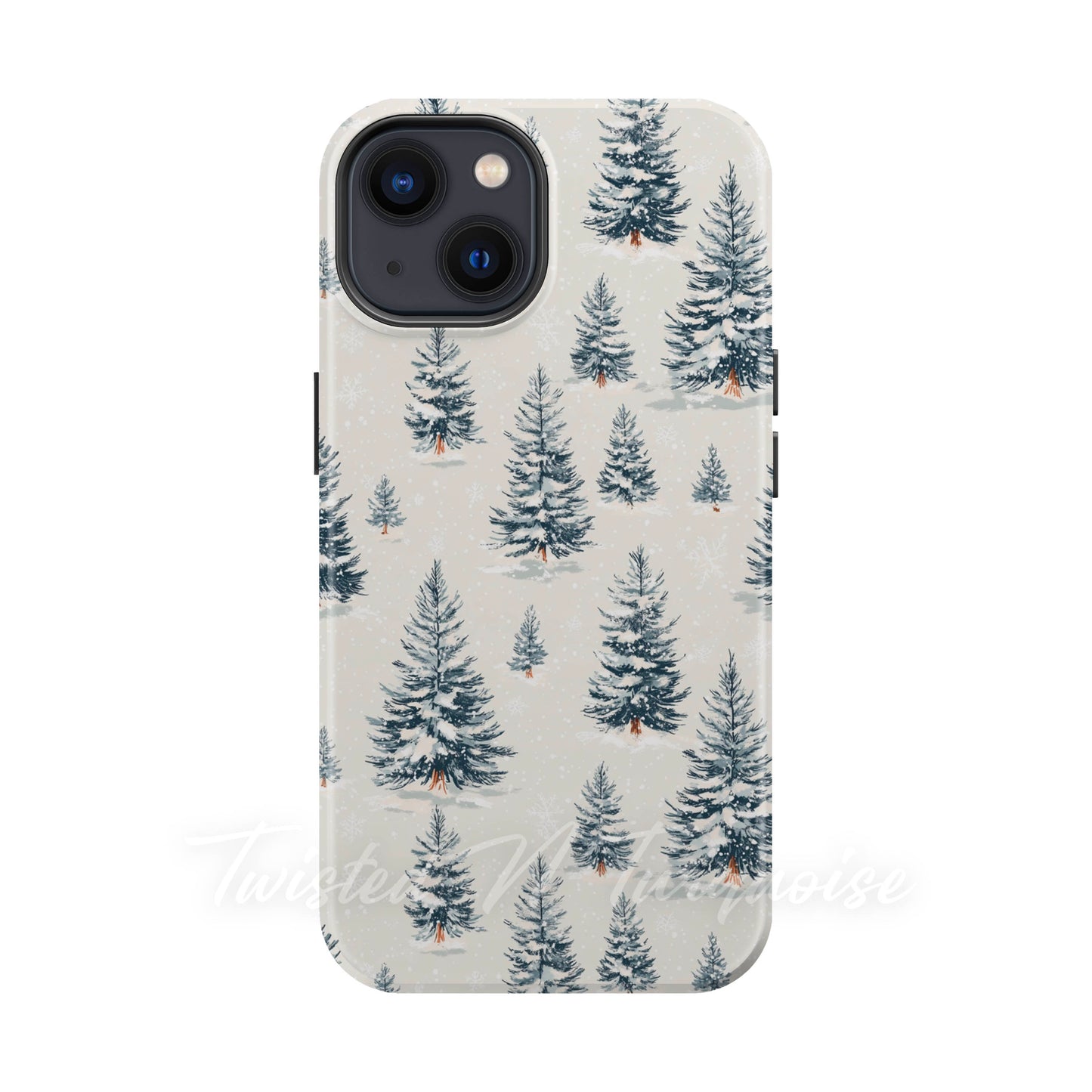 Winter Wonderland Snowy Pine Tough Magnetic Phone Case