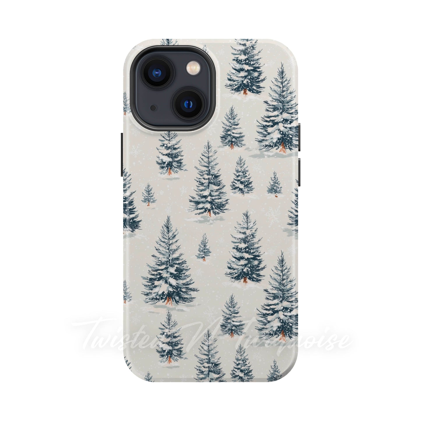 Winter Wonderland Snowy Pine Tough Magnetic Phone Case