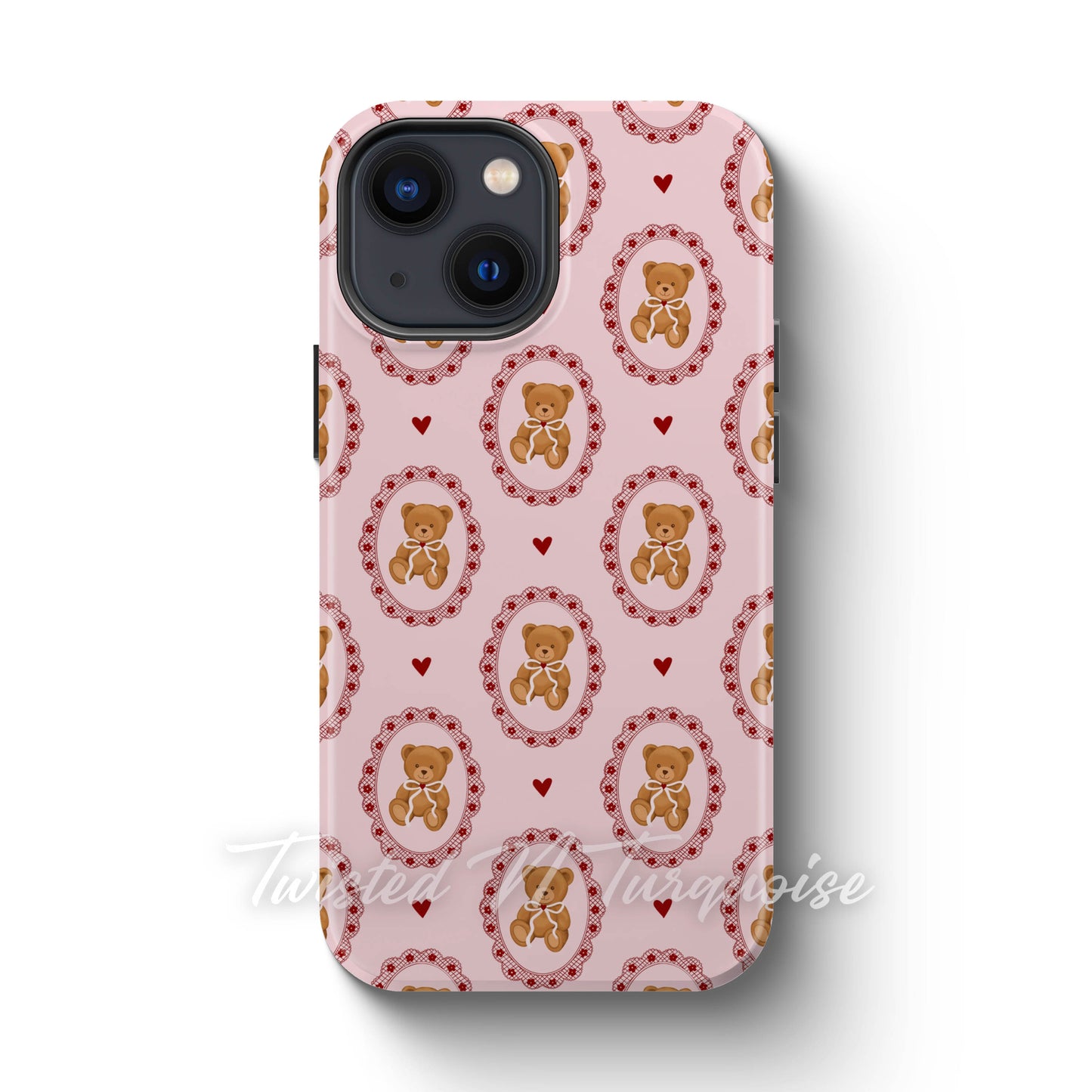 Red Valentine Teddys Tough Magnetic Phone Case