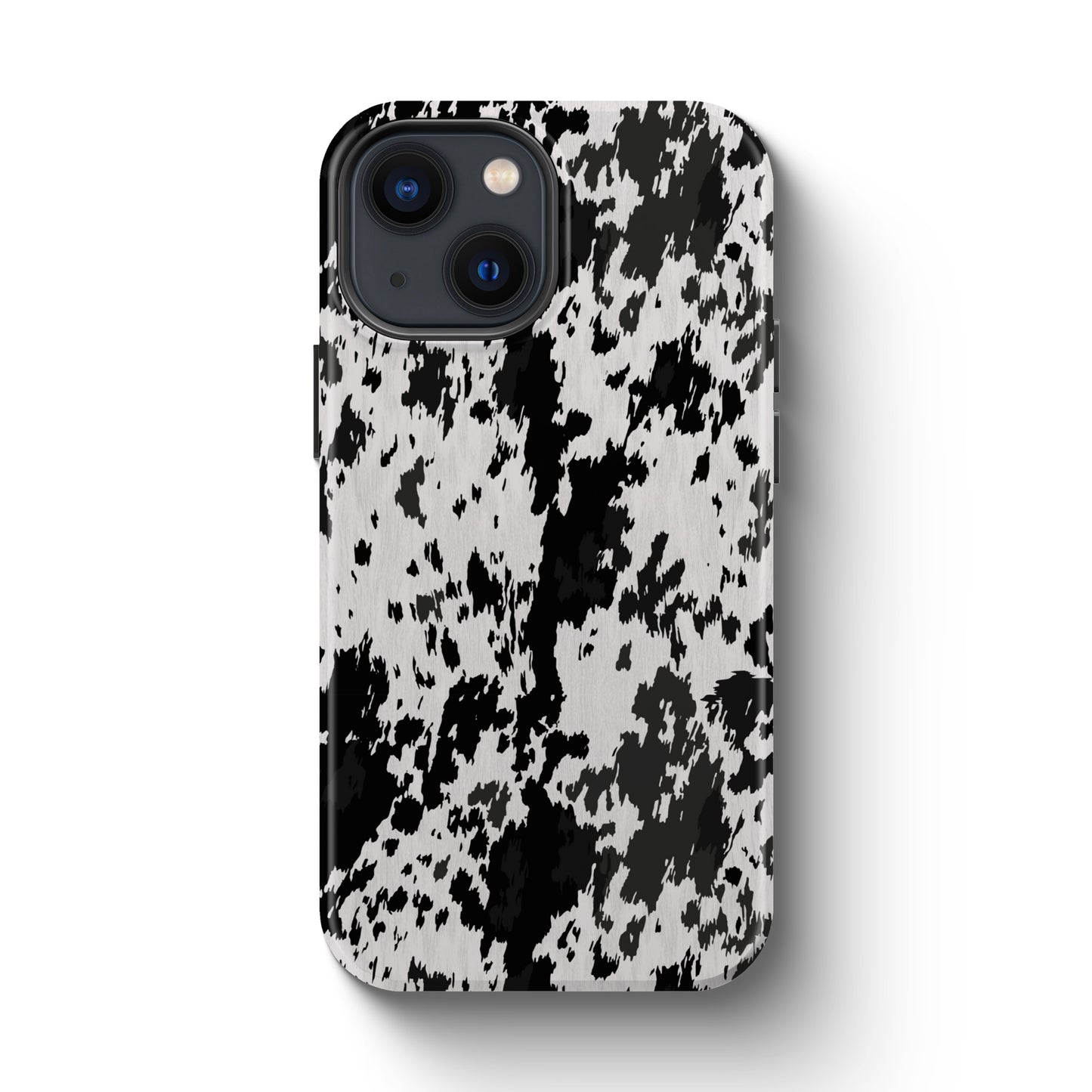 Western Cowhide Print Tough Magnetic Mobile Phone Case