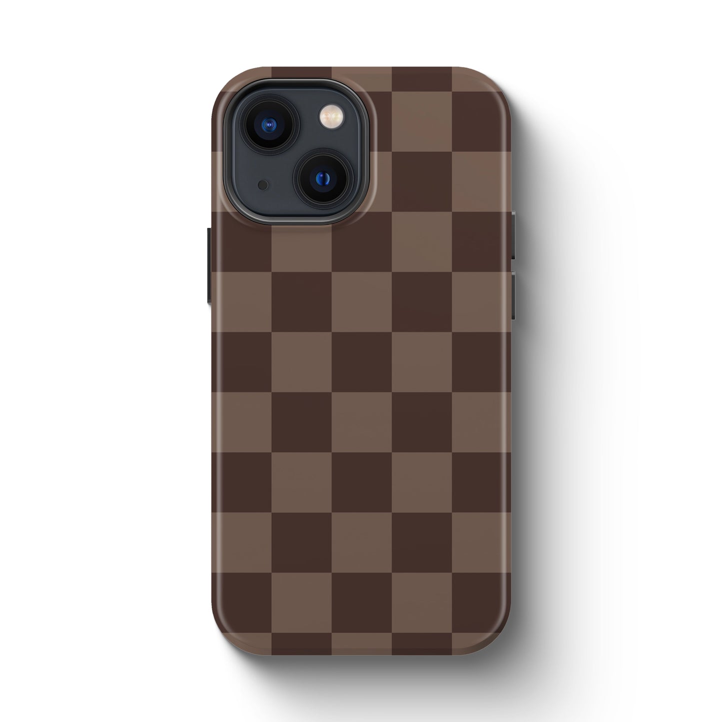 Fall Brown Checkered Tough Magnetic Mobile Phone Case