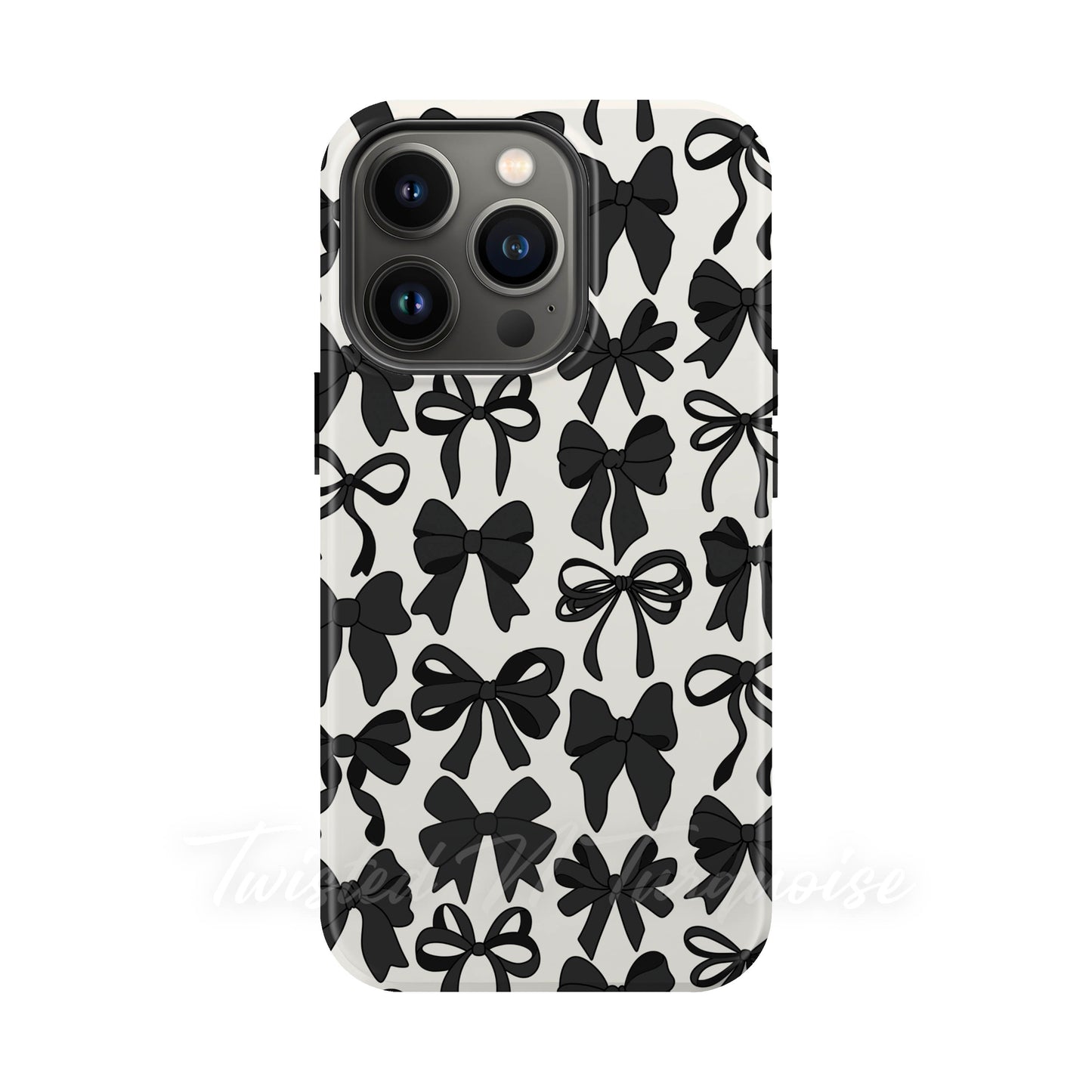 Black Bows Collage Style MagSafe Phone Case