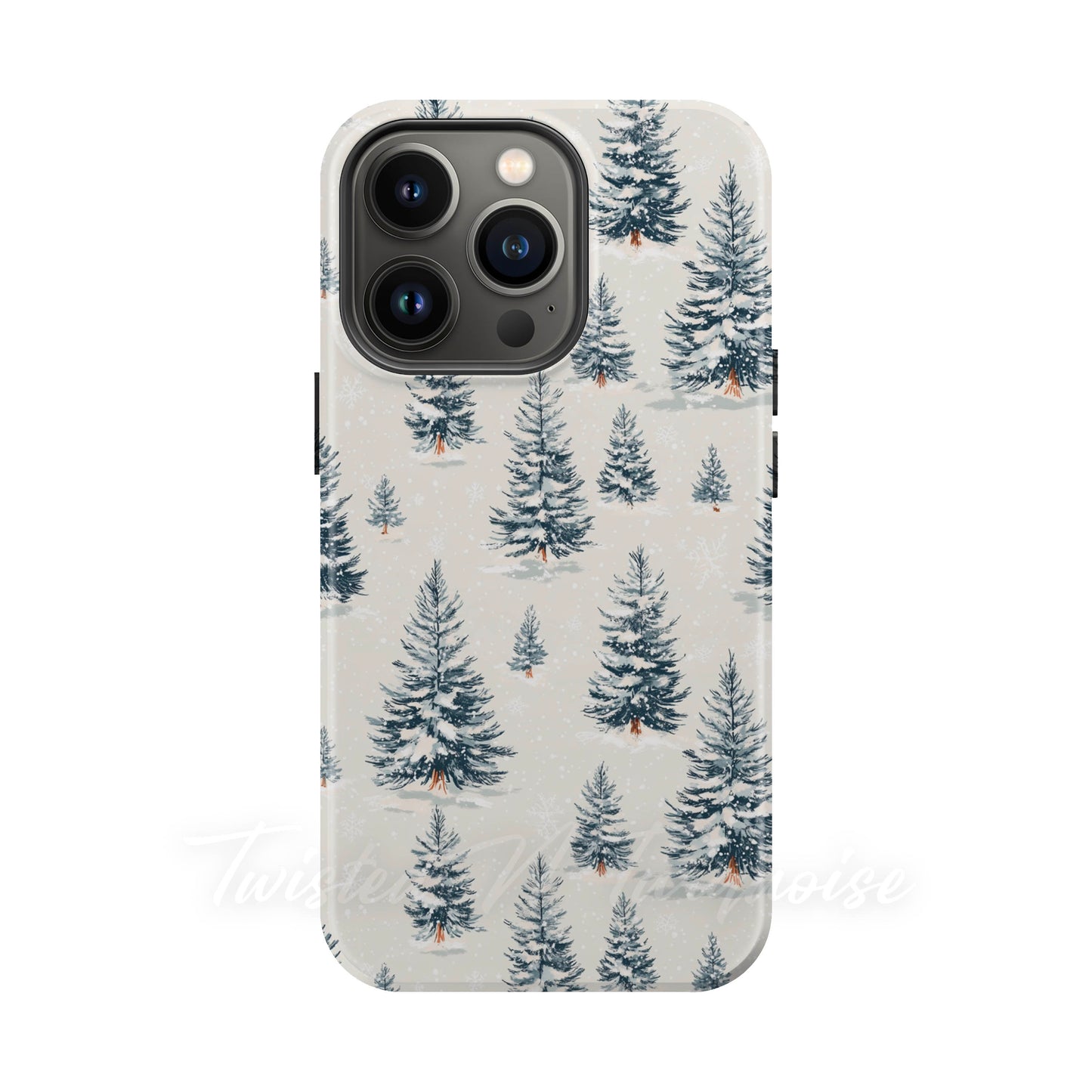 Winter Wonderland Snowy Pine Tough Magnetic Phone Case