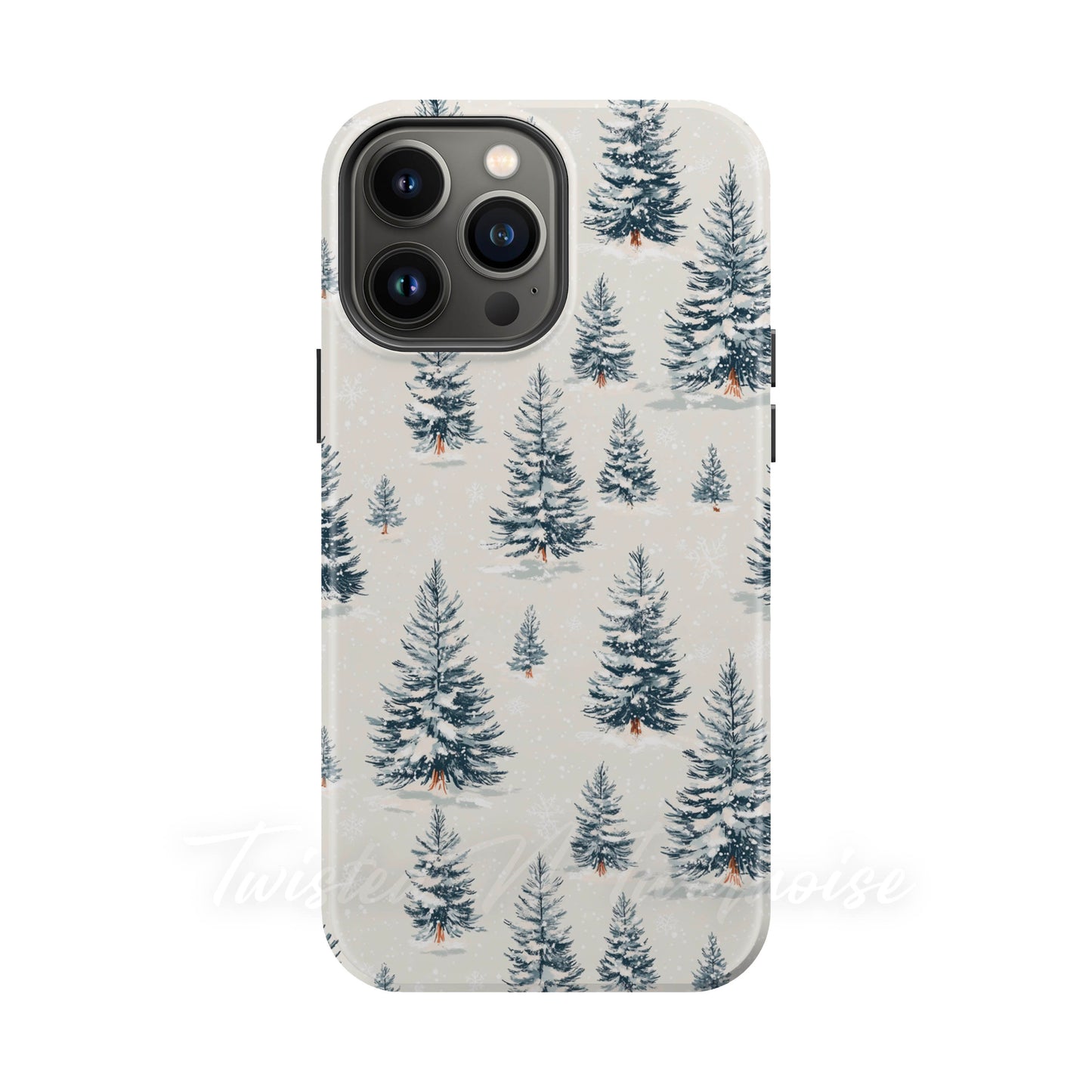 Winter Wonderland Snowy Pine Tough Magnetic Phone Case