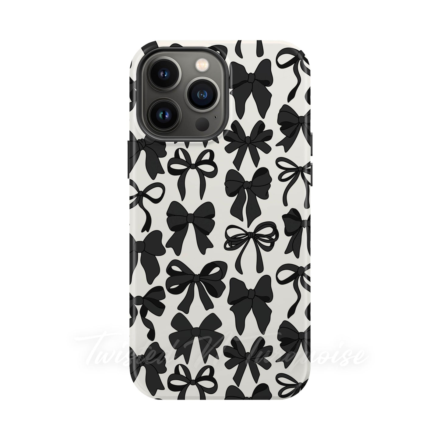 Black Bows Collage Style MagSafe Phone Case