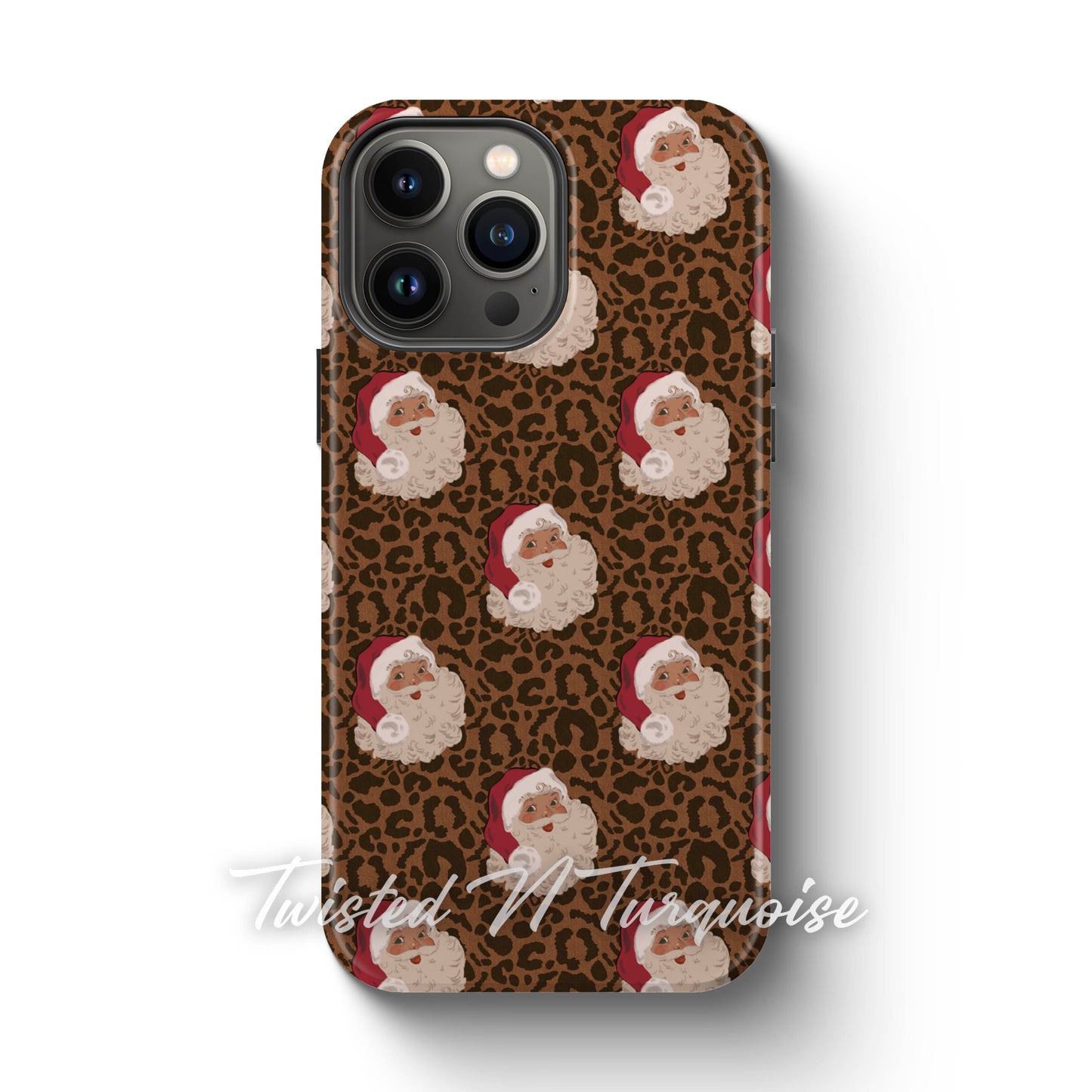 Cheetah Santa Magnetic Tough Phone Case