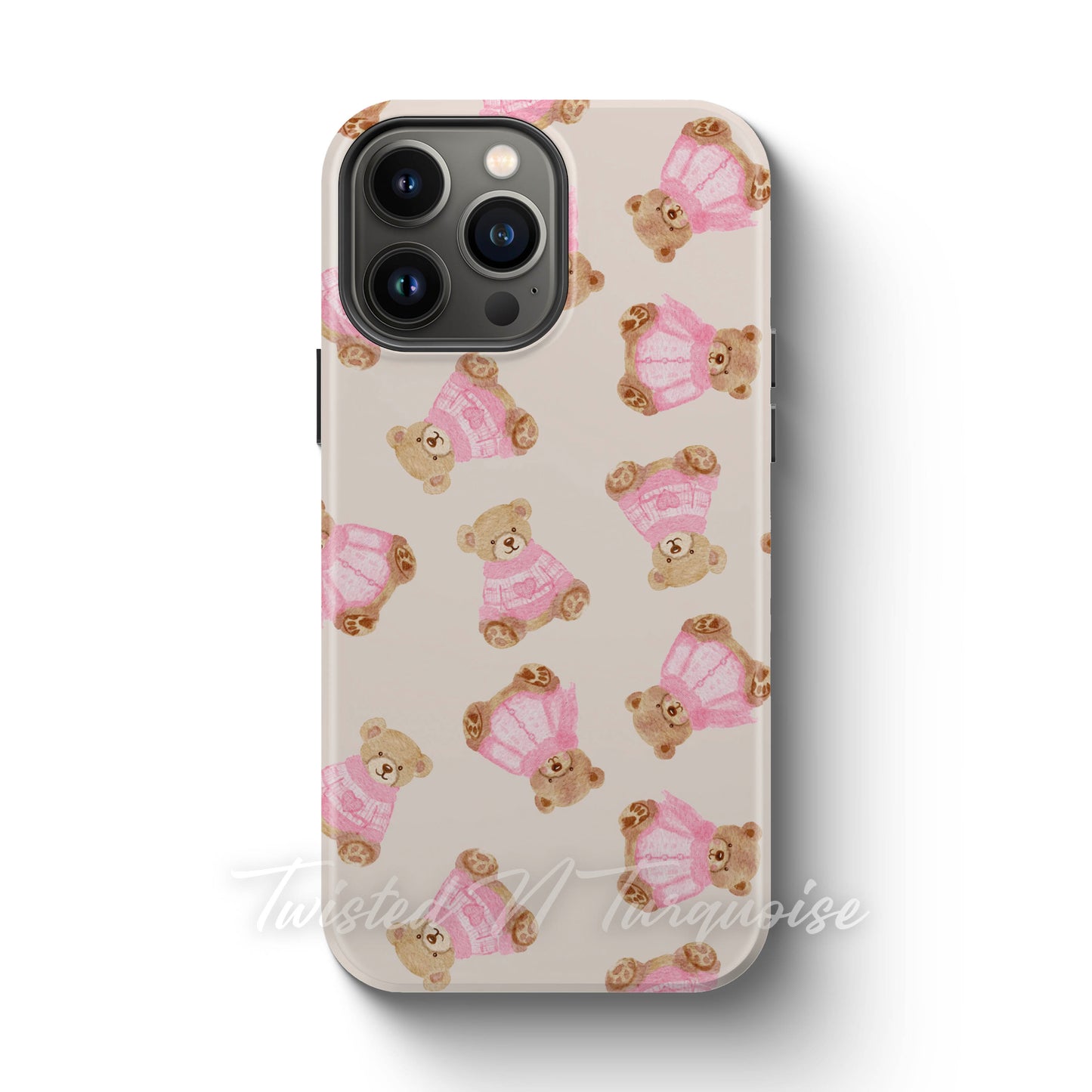 Pink Teddy’s Tough Magnetic Teddy Bear Phone Case