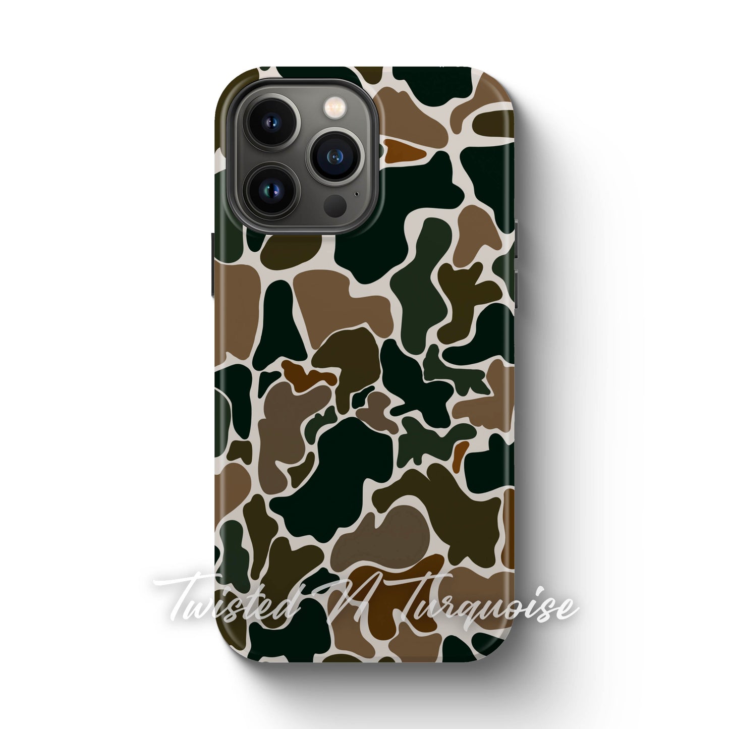 Trendy Camo Tough Magnetic Mobile Phone Case