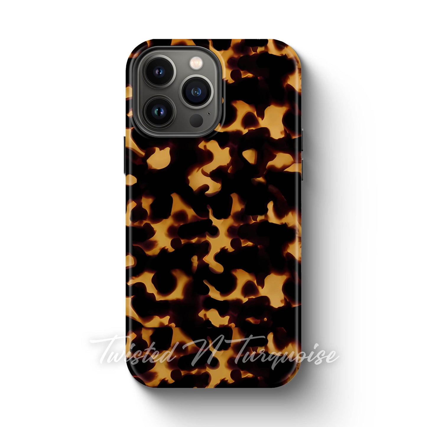 Trendy Tortoise Shell Tough Phone Case