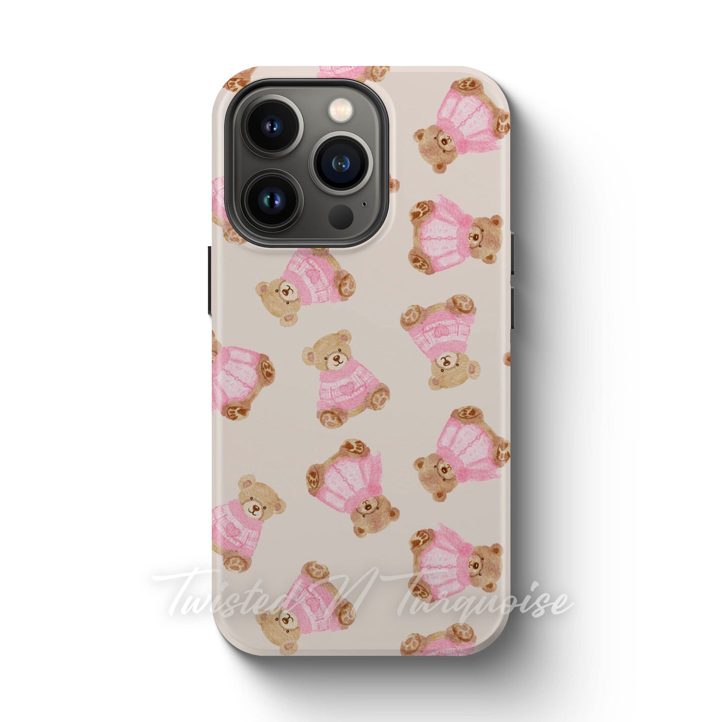 Pink Teddy’s Tough Magnetic Teddy Bear Phone Case