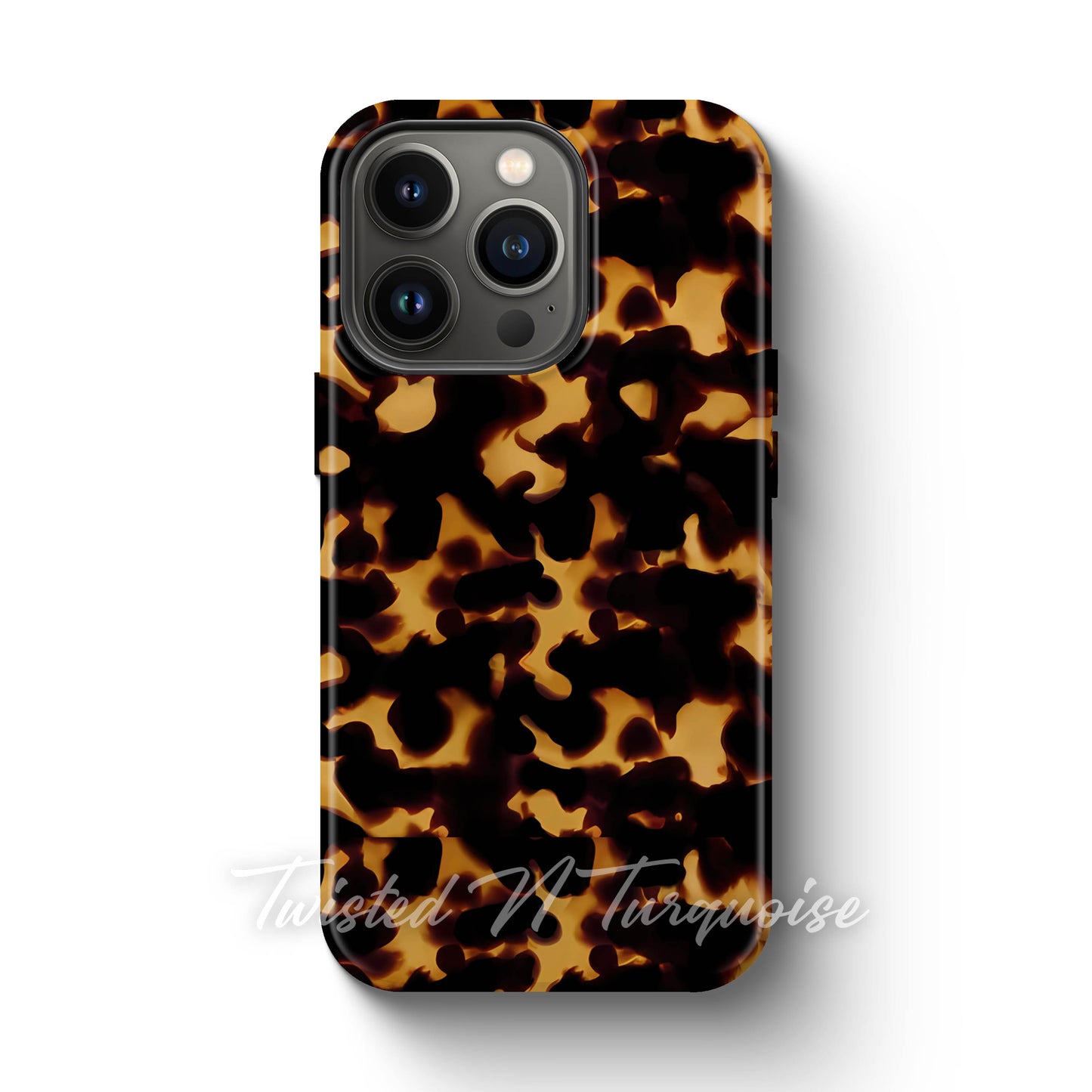Trendy Tortoise Shell Tough Phone Case