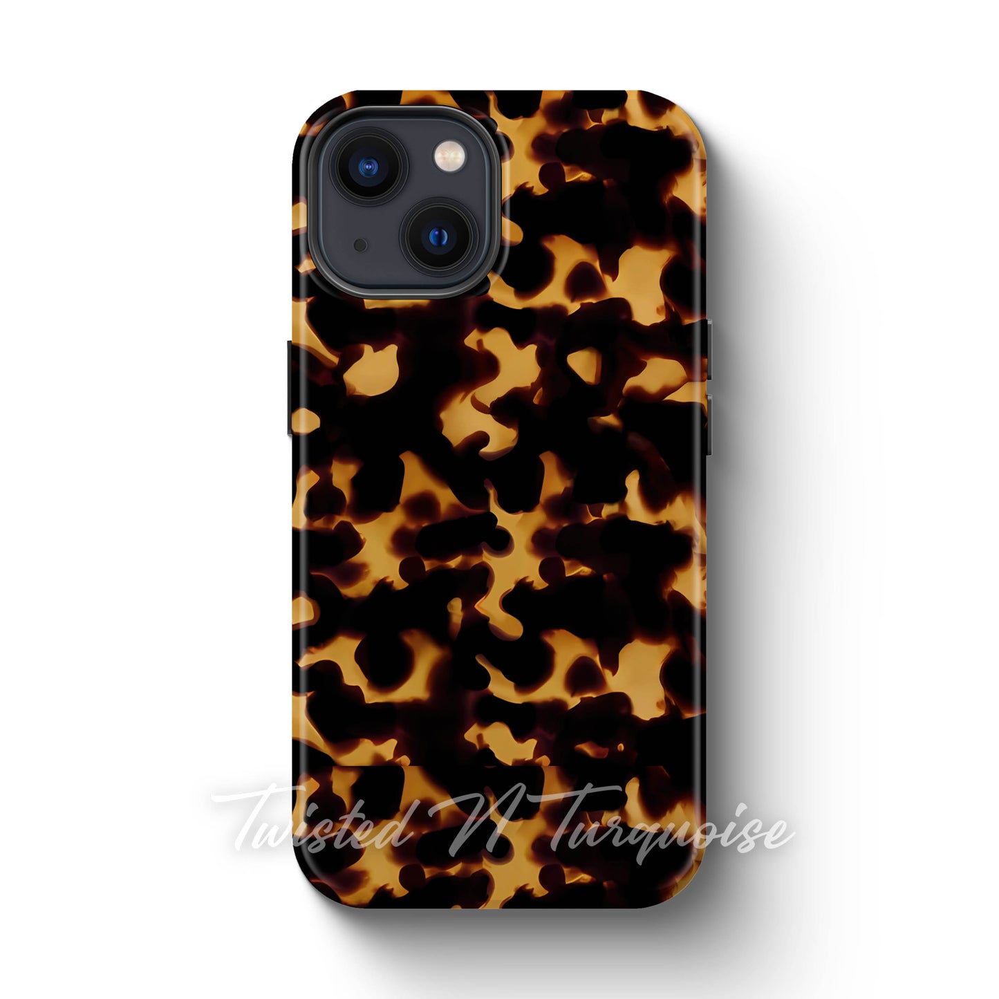 Trendy Tortoise Shell Tough Phone Case
