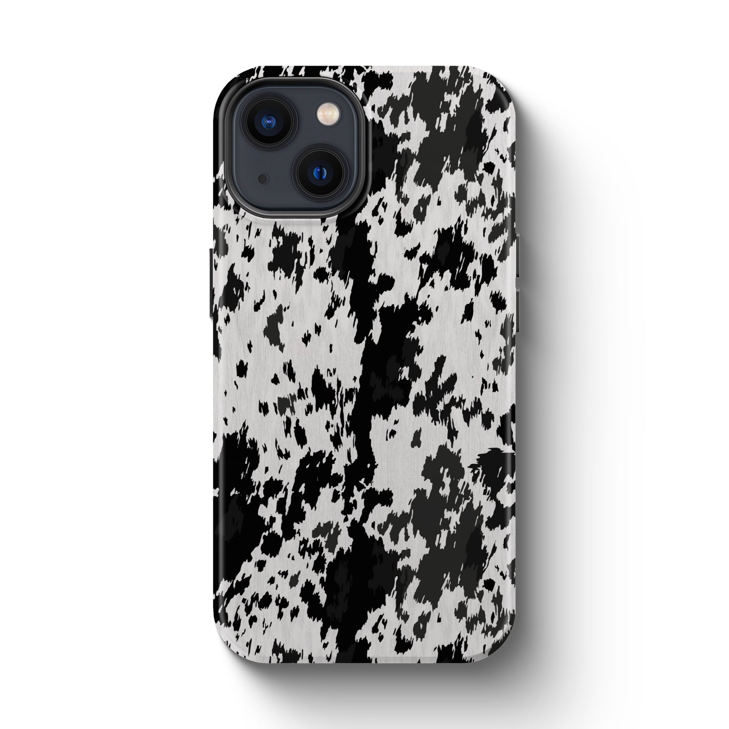 Western Cowhide Print Tough Magnetic Mobile Phone Case