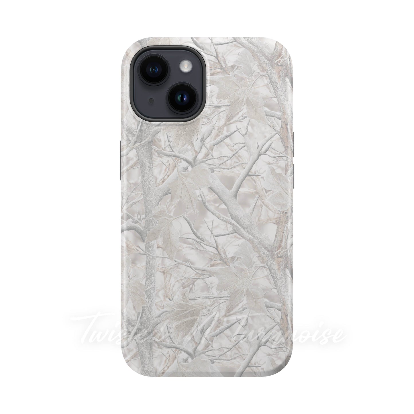 White Tree Camo Trendy Country Tough Magnetic Phone Case