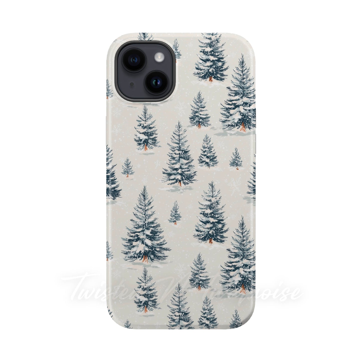 Winter Wonderland Snowy Pine Tough Magnetic Phone Case