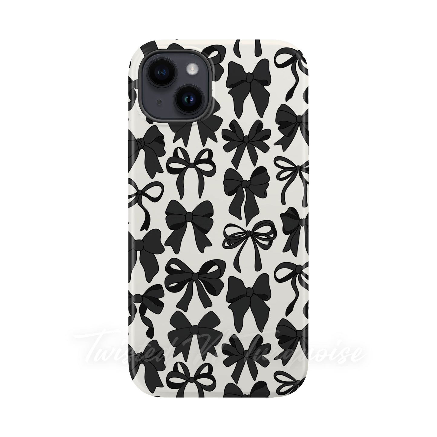 Black Bows Collage Style MagSafe Phone Case