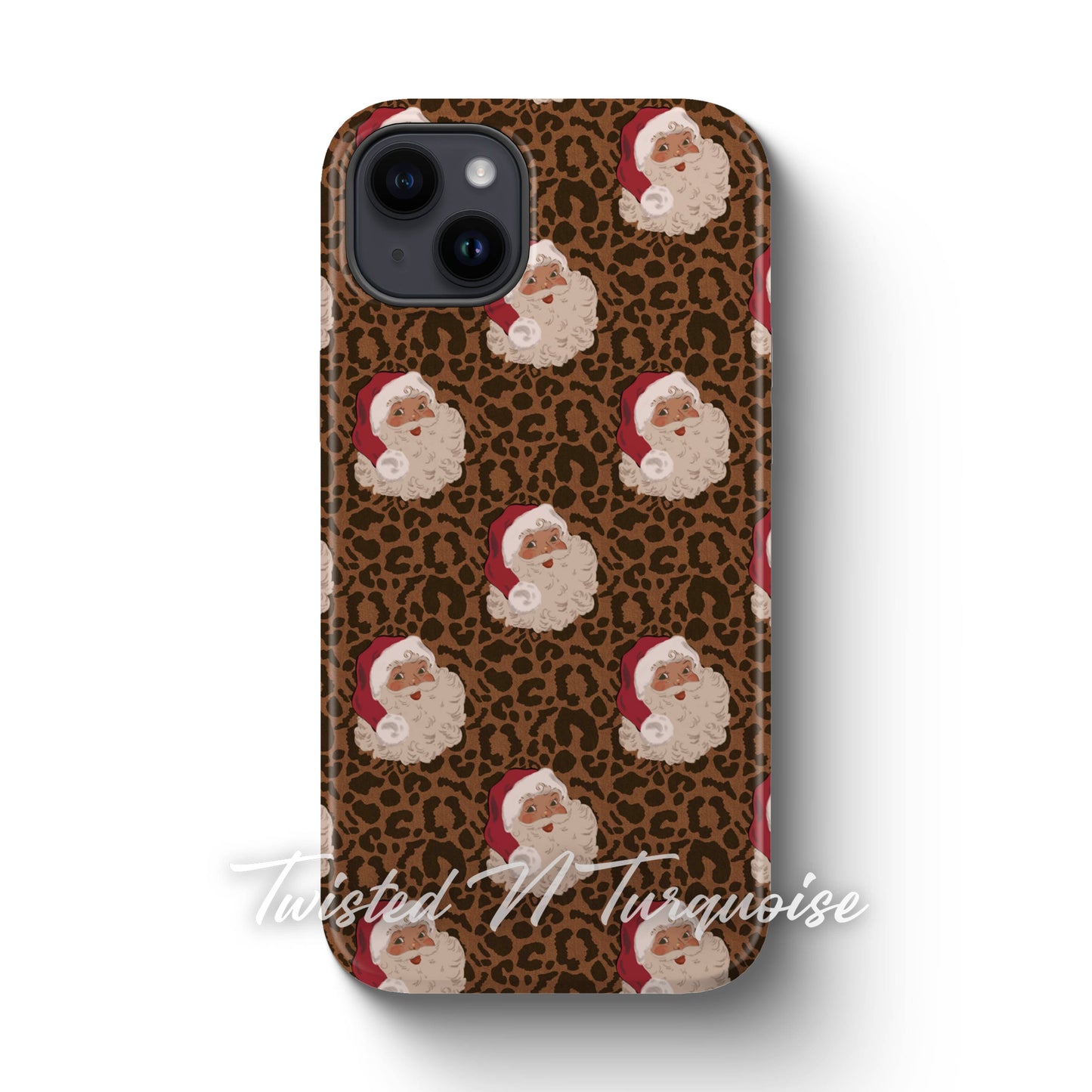 Cheetah Santa Magnetic Tough Phone Case