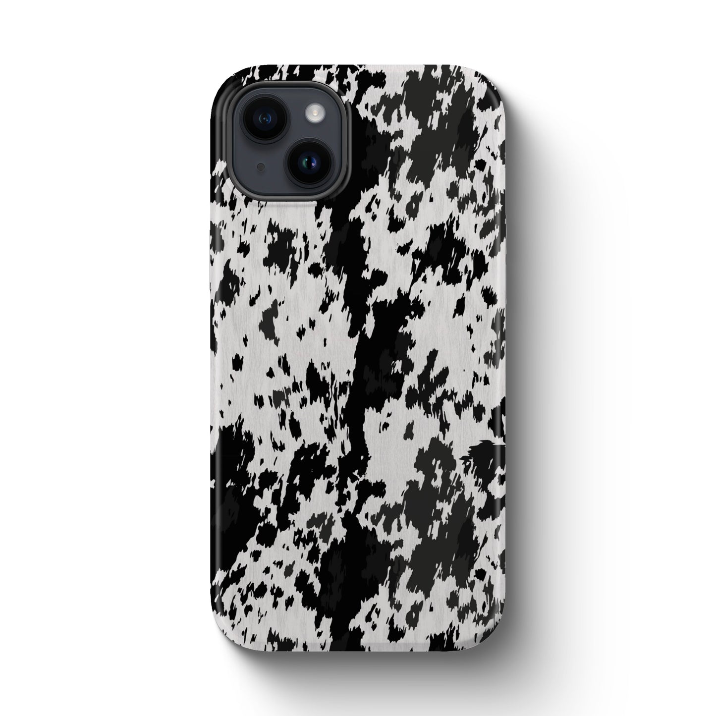 Western Cowhide Print Tough Magnetic Mobile Phone Case