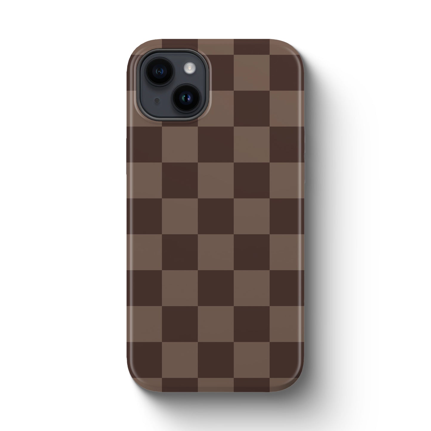 Fall Brown Checkered Tough Magnetic Mobile Phone Case