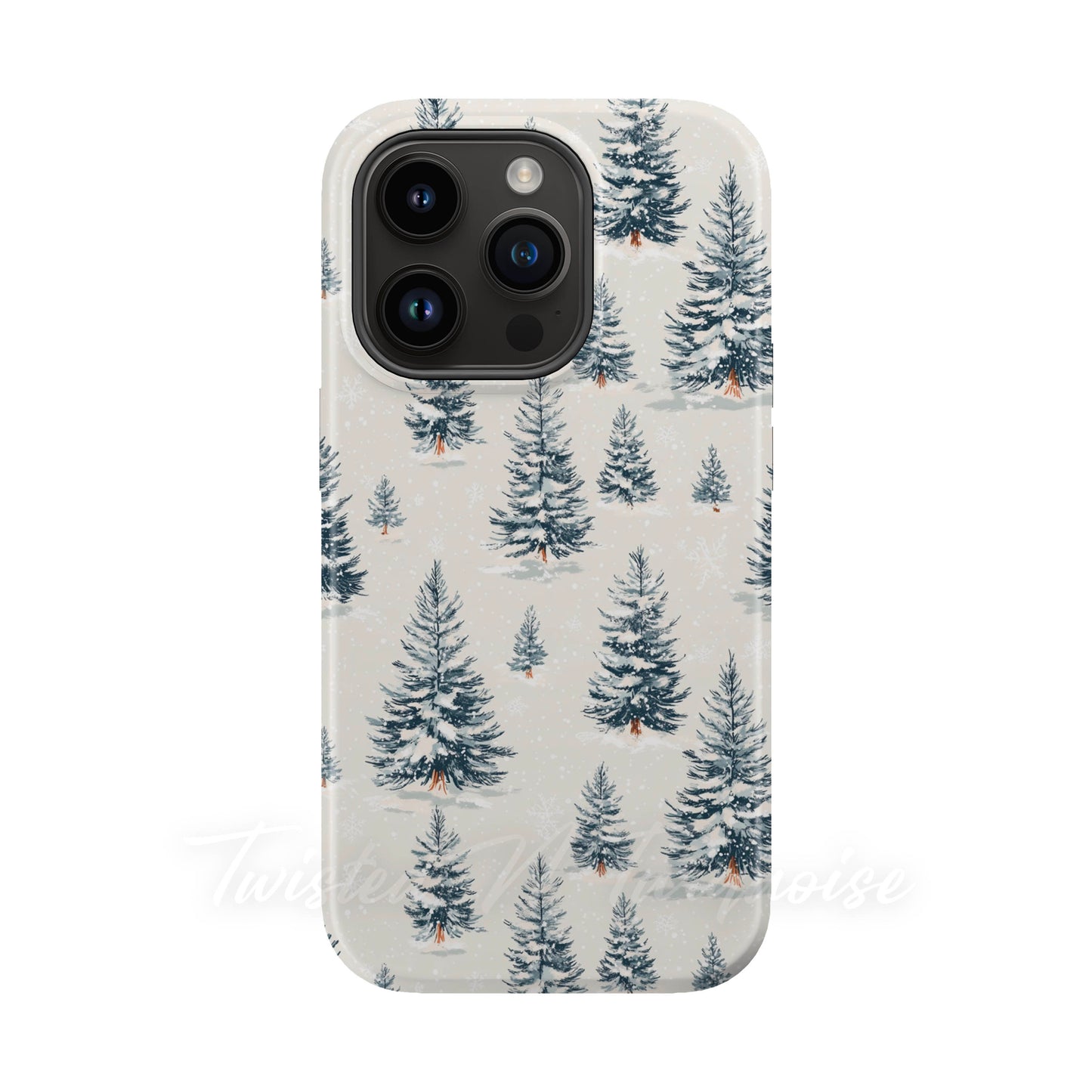 Winter Wonderland Snowy Pine Tough Magnetic Phone Case
