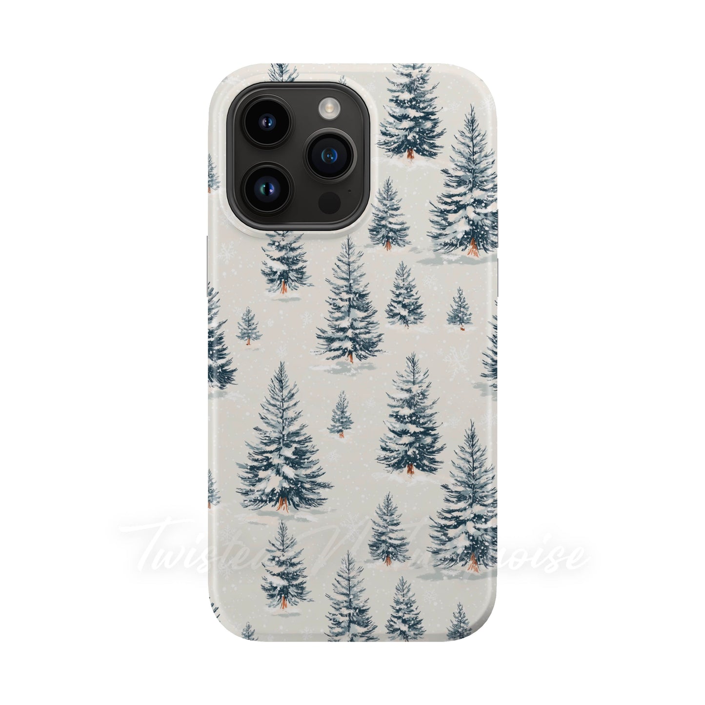 Winter Wonderland Snowy Pine Tough Magnetic Phone Case