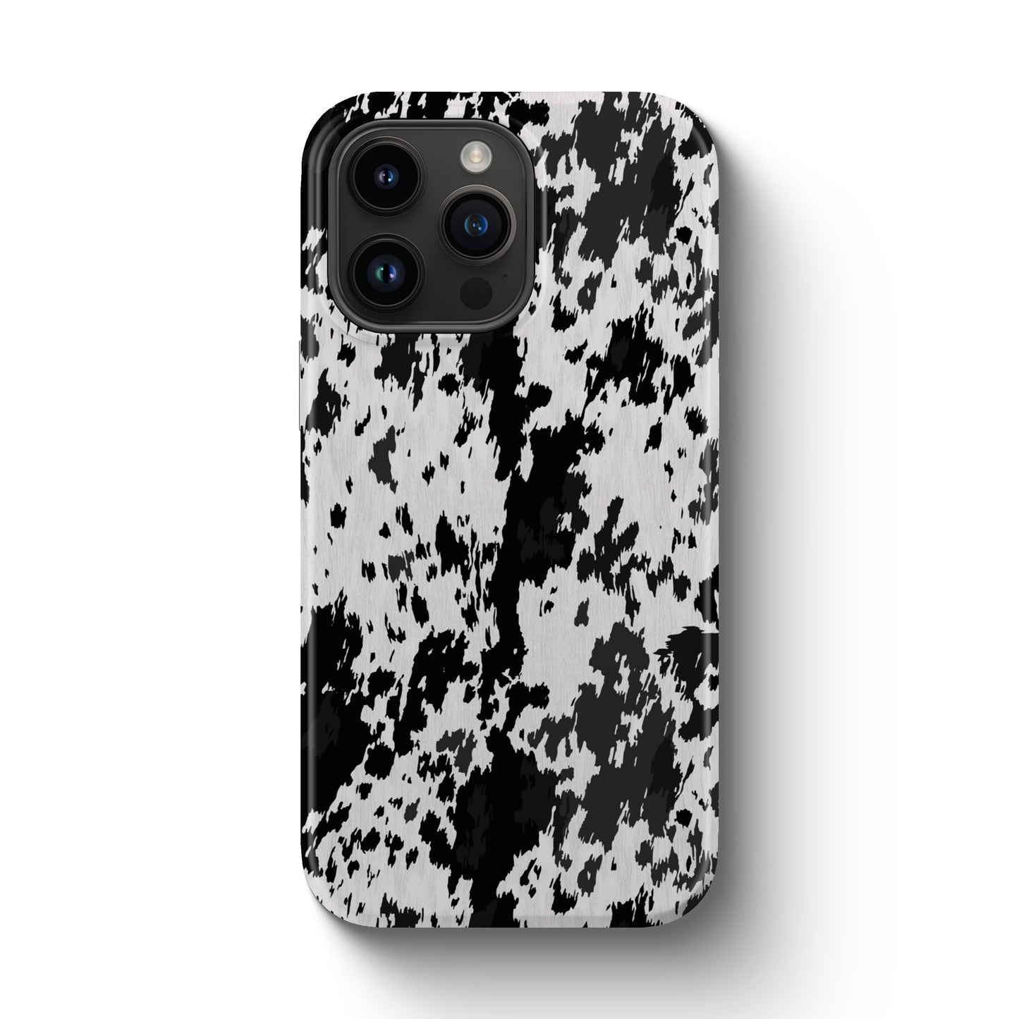 Western Cowhide Print Tough Magnetic Mobile Phone Case