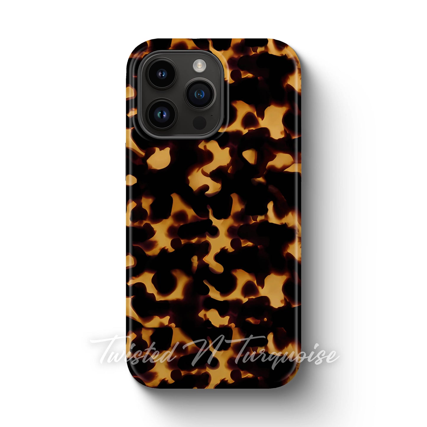 Trendy Tortoise Shell Tough Phone Case