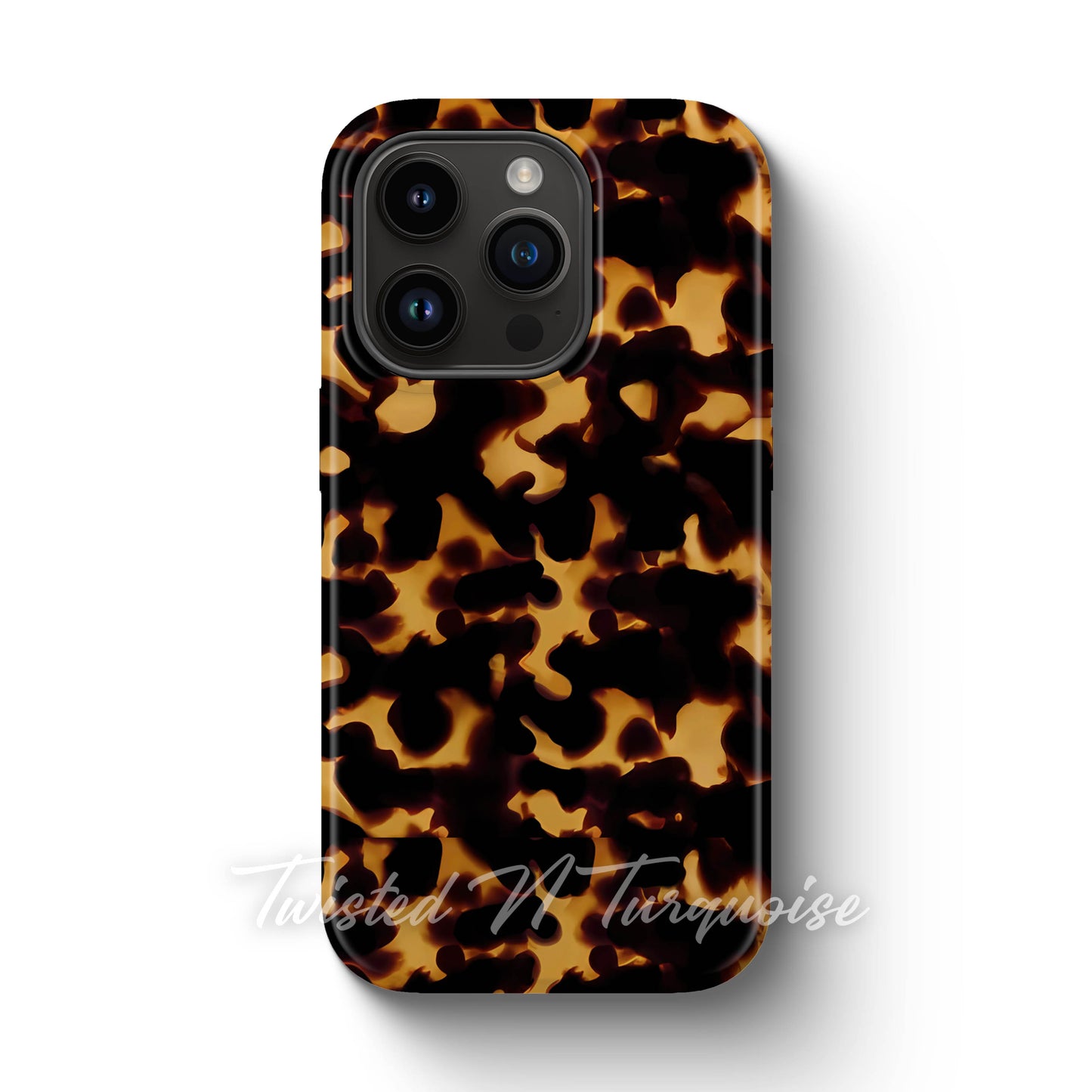 Trendy Tortoise Shell Tough Phone Case