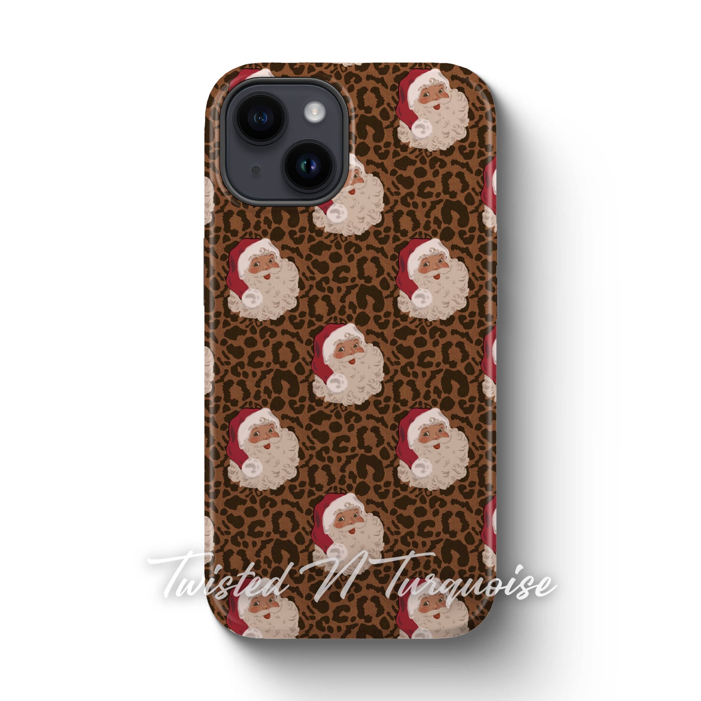 Cheetah Santa Magnetic Tough Phone Case