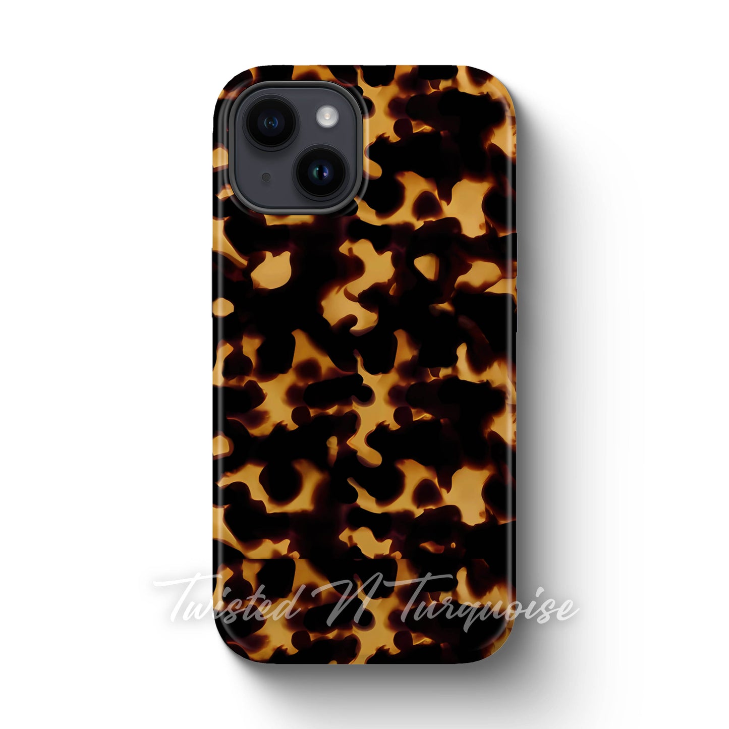 Trendy Tortoise Shell Tough Phone Case