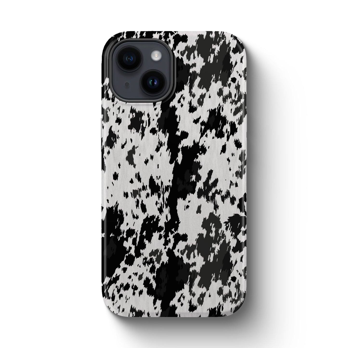 Western Cowhide Print Tough Magnetic Mobile Phone Case