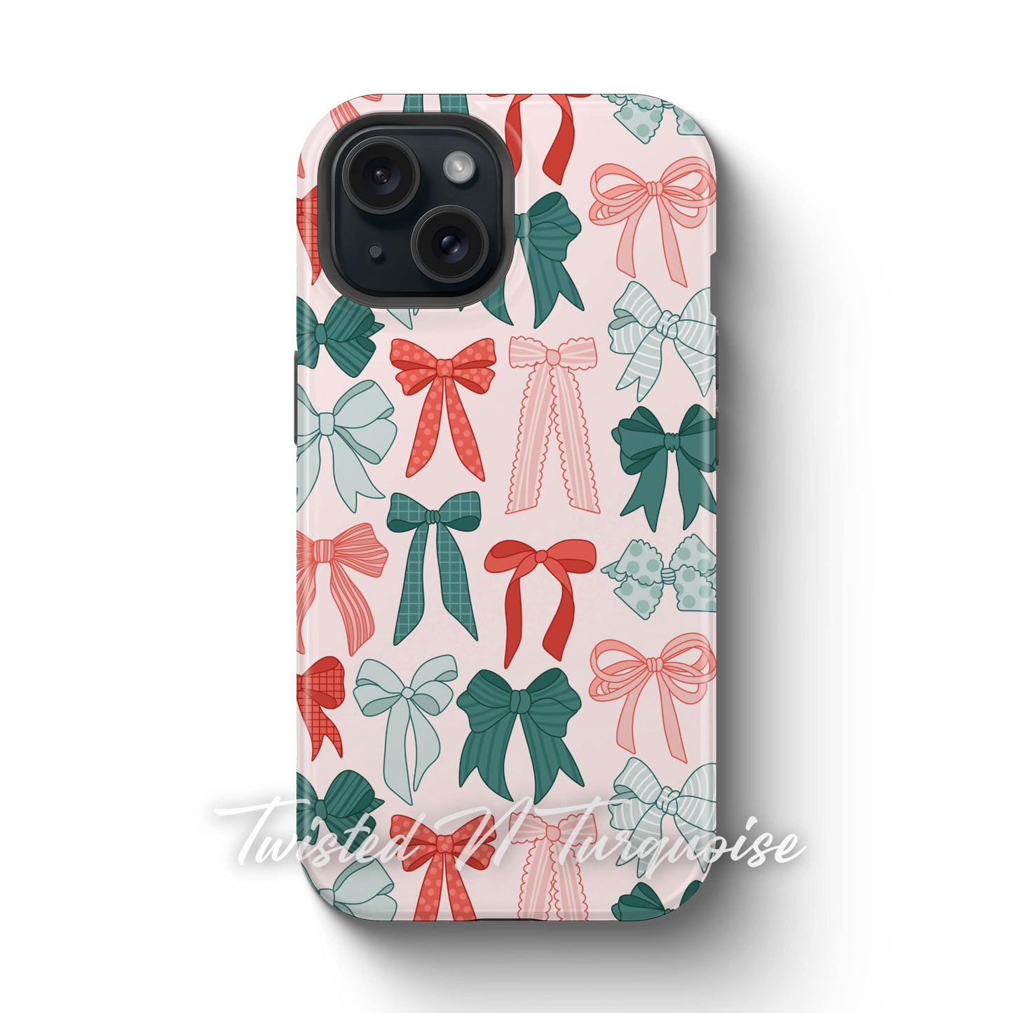 Christmas Bows Magnetic Phone Case