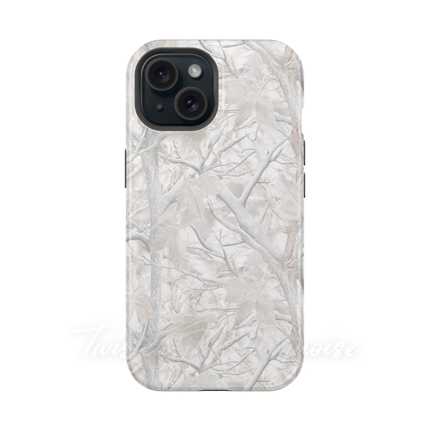 White Tree Camo Trendy Country Tough Magnetic Phone Case
