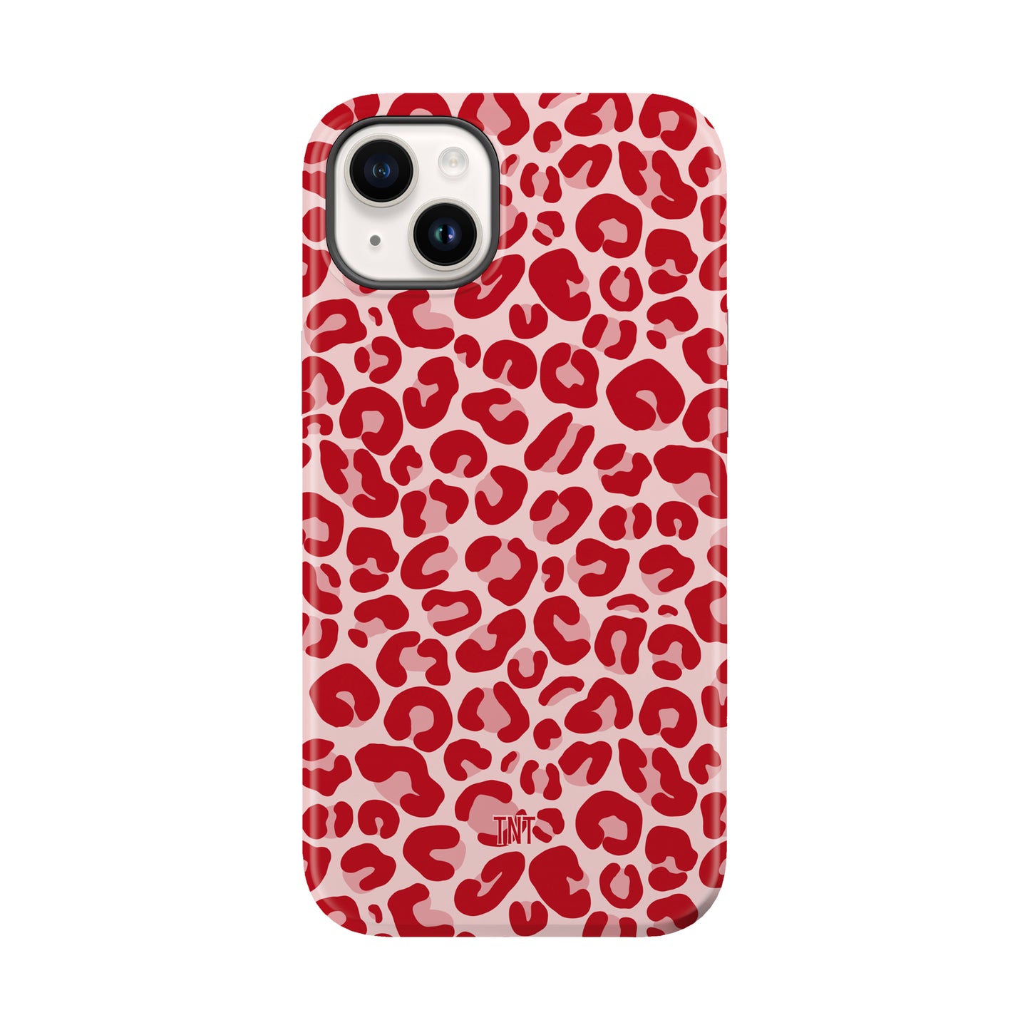 Red Cheetah Print Tough MagSafe Phone Case