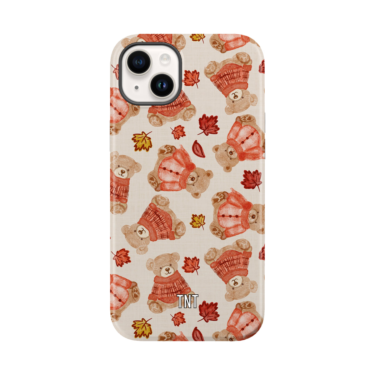 Fall Teddys Autumn Leaves Tough MagSafe Phone Case