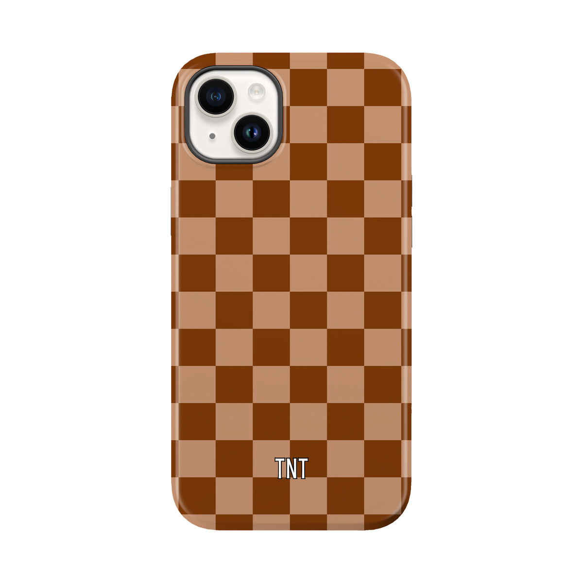 Fall Caramel Checkered Tough MagSafe Phone Case