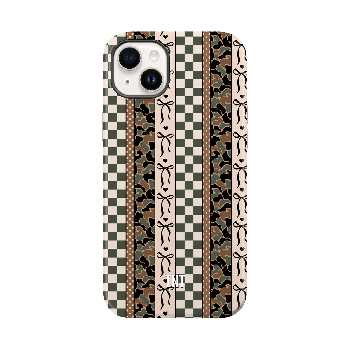 Camo Bow Stripes Trendy Tough MagSafe Phone Case