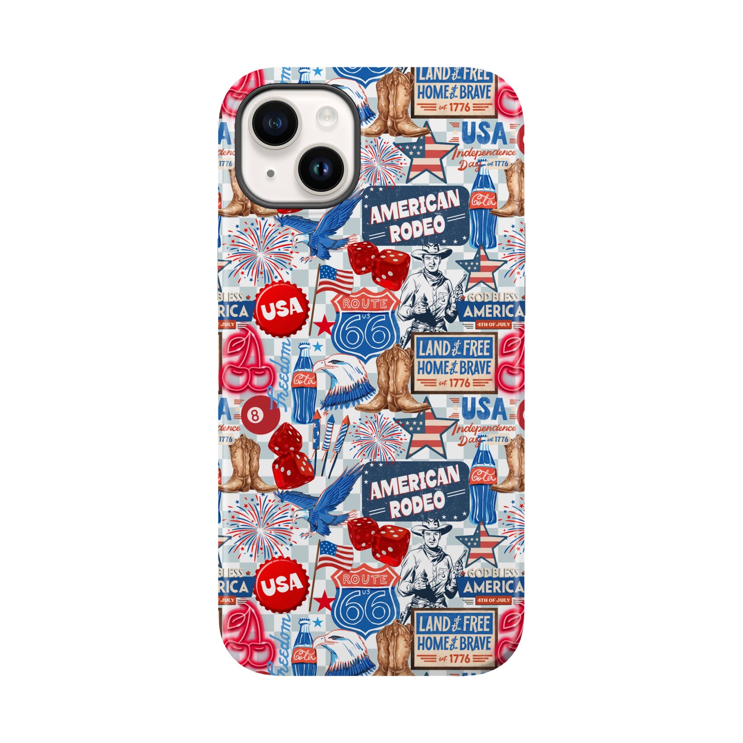 Patriotic Collage America July 4th Tough MagSafe Phone Case