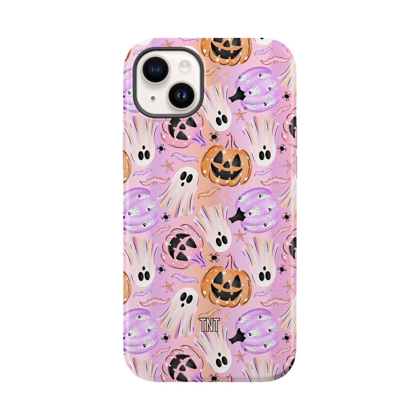 Pastel Pumpkins & Ghosts Halloween Summer Autumn Bright Tough MagSafe Phone Case