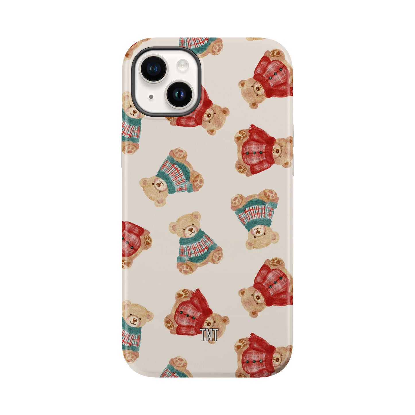 Red & Green Teddy’s Tough Magsafe Phone Case